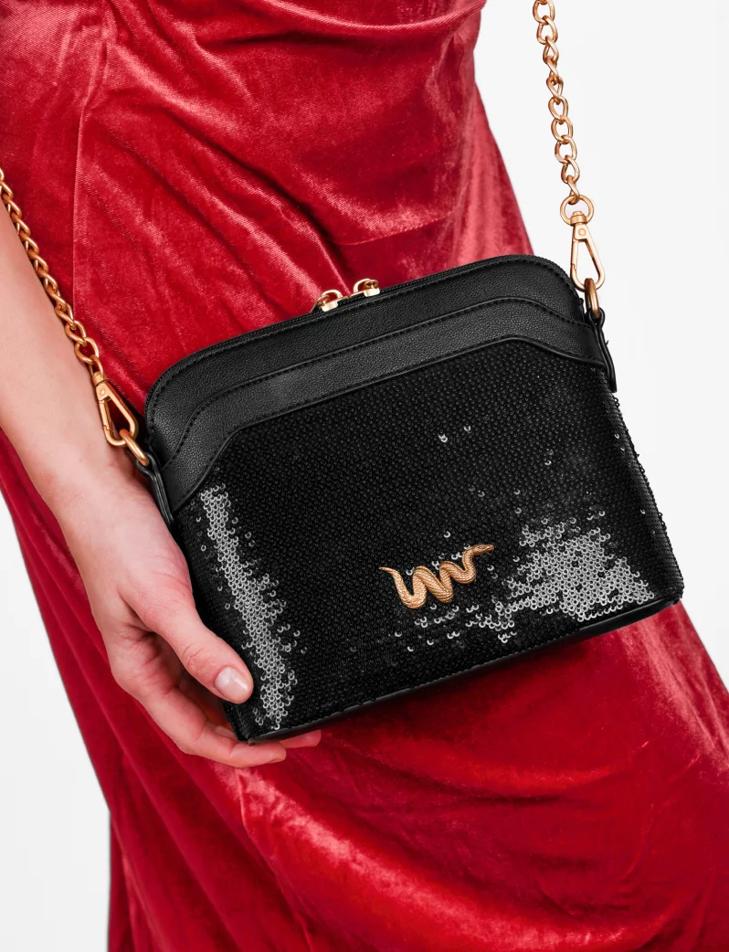 Fossy Sequin Mini Black