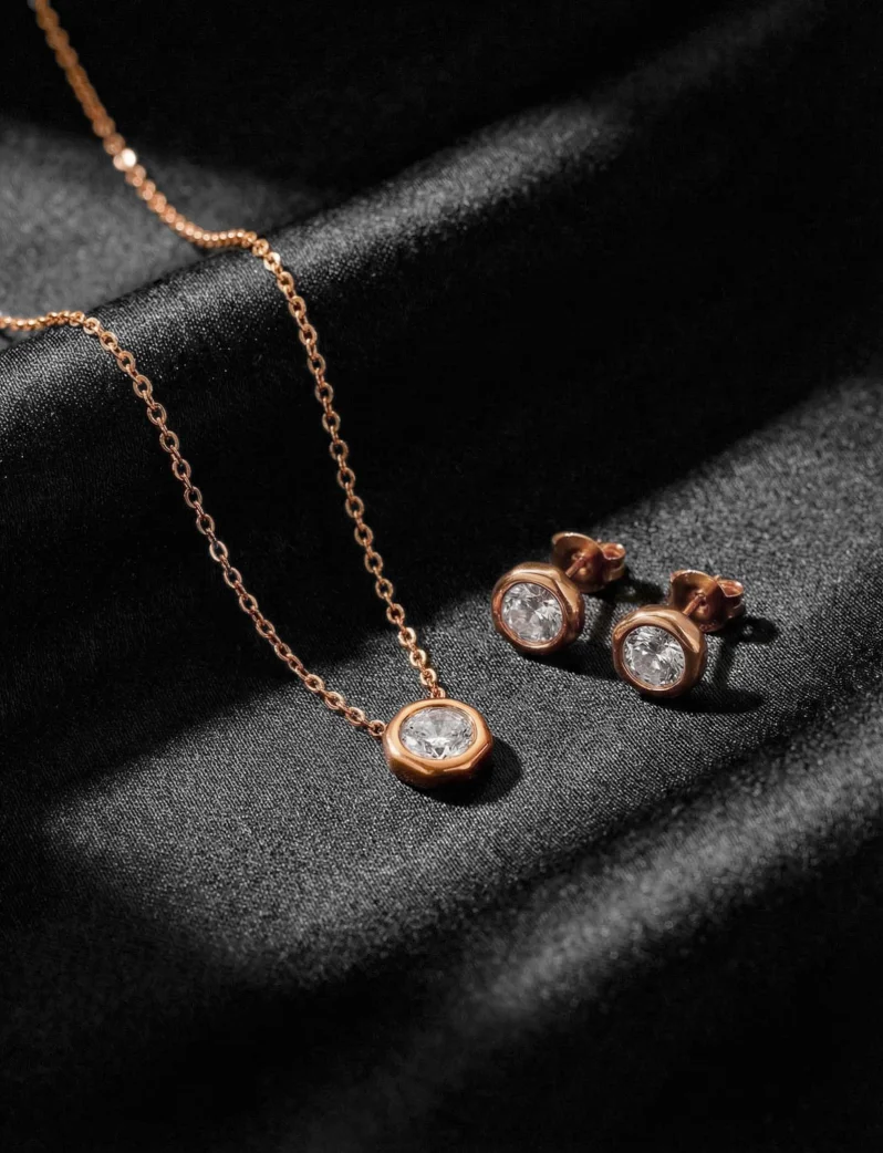 Náušnice Ellin Rose Gold