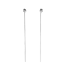Náušnice Bowy Silver