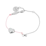 Náramok Shiny Heart Pink