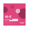 Elektronická darčeková poukážka v hodnote 40 €