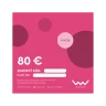 Elektronická darčeková poukážka v hodnote 80 €